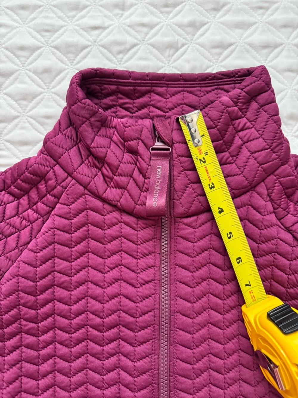 New Balance Heatloft Active Jacket Quilted Full-Zip Burgundy Size S - Picture 8 of 16